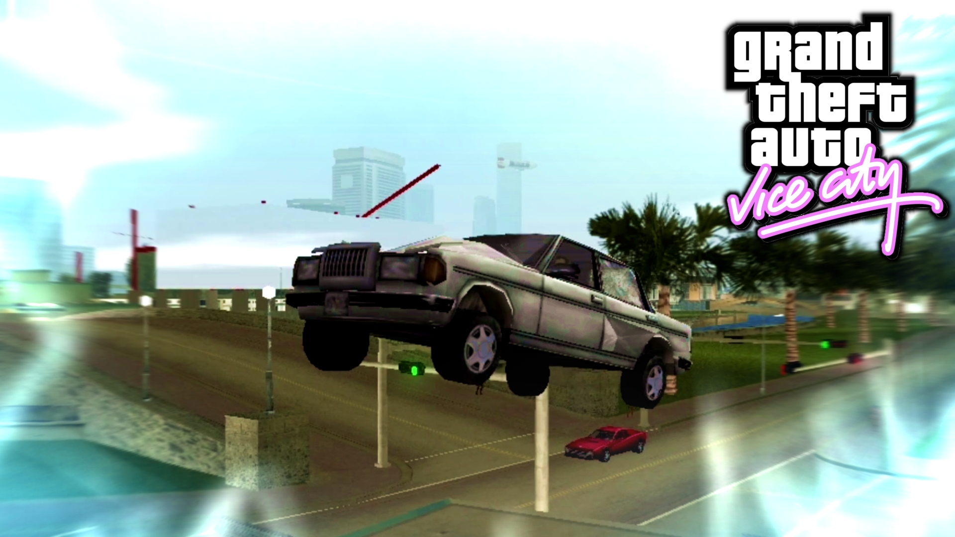 Красиво залетел на трамплине - ГТА Вайс Сити смотреть онлайн