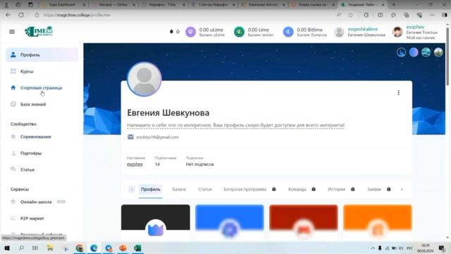 ✅ Знакомство с платформой и возможностями Magic Lime Academy
