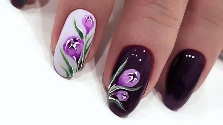 Маникюр на короткие ногти смотреть онлайн