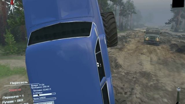 SpinTires 2023 Вытаскую жыгули. смотреть онлайн
