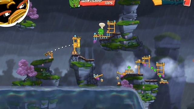 angry birds 2. паника кополя свиней ,боссы улетели в пропаст? смотреть онлайн