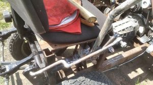 Ручной механизм подъёма опускания навески минитрактора