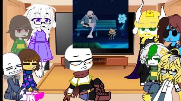 Реакция Андертейл на Санса?🦴