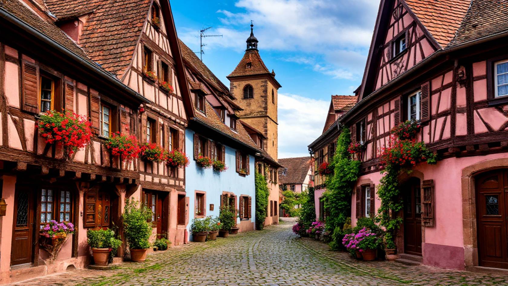 Эгисхайм, Эльзас, Франция. Самая очаровательная деревня в Эльзасе, пешеходная экскурсия | #шариклайф смотреть онлайн