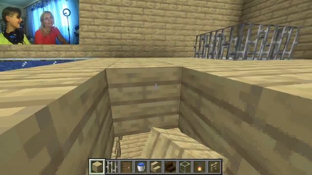 играем в Minecraft строим подводный дом смотреть онлайн