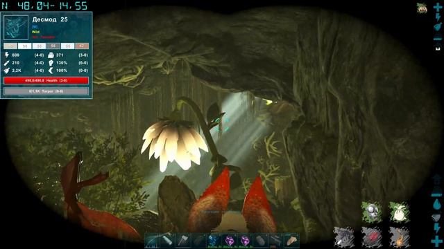 В поисках артефактов и приручение Цератозавра Ark survival смотреть онлайн