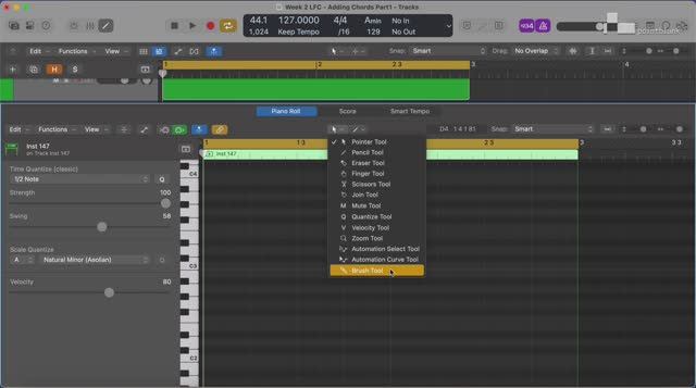 02.3. Creating Chords and Scale Quantize
