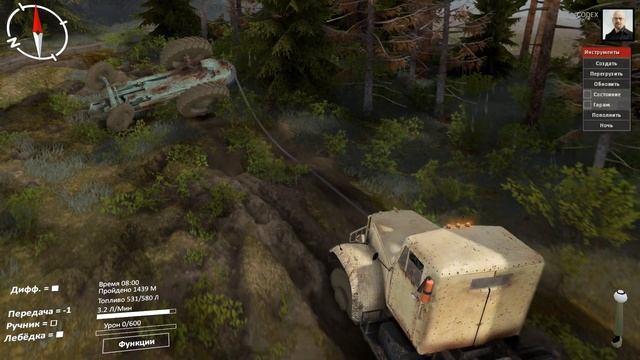 SpinTires 2 сезон Тащим МТЗ смотреть онлайн