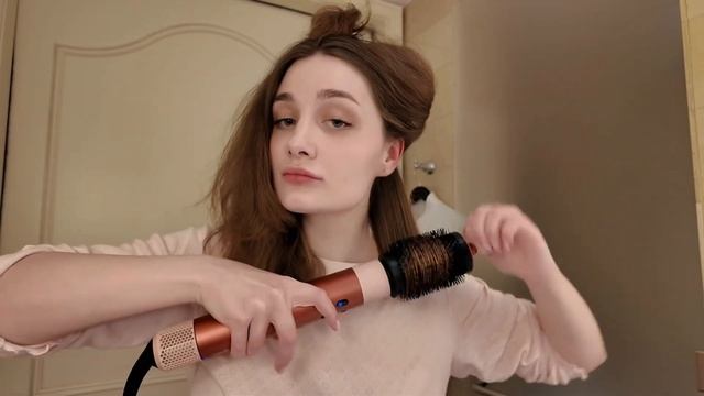Быстрая укладка стайлером Dyson 🙀