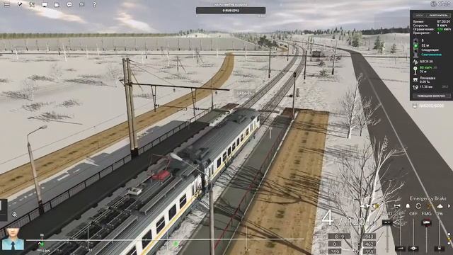 Trainz Railroad Simulator 2022 МП по Карте Просторы России.
