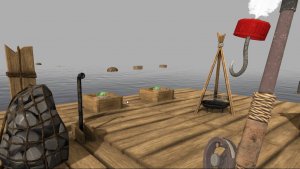 прокачка гвоздями|survive on raft
