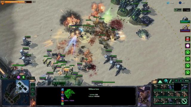StarCraft II. Direct Strike. Менгск при поддежке Дехак! смотреть онлайн