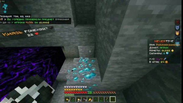 с НУЛЯ до ПРИВИЛЕГИИ на АНАРХИИ Майнкрафт Невер Тайм |