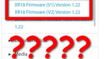 В чем отличия v1 и v2 Behringer XR Midas MR?
