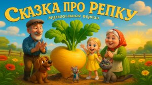 РЕПКА: СКАЗКА ДЛЯ ДЕТЕЙ! | Музыкальная версия сказки про репку | Аудиосказки на канале ЛалаВОЙ.