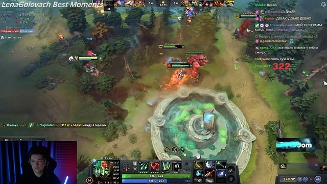 Из-за этого рейджа Головач удалил стрим - LenaGolovach Best Mome