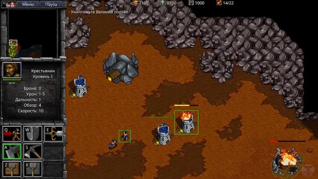 #25 Великий портал - Кампания людей (ToD) [Warcraft 2: Remastered] смотреть онлайн