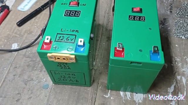 Li-ion акум 12.6 в, 21 Ач. Сборка и тест