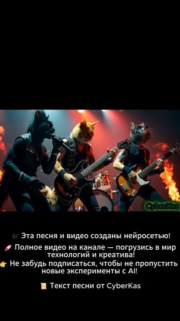 Метал от котов #aimusic #cat #музыка #cyberkas #рок #Метал #котики смотреть онлайн