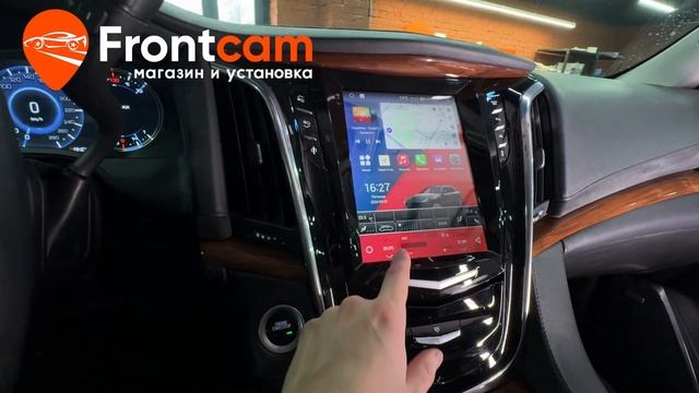 Магнитола Canbox H-Line 5627 Cadillac Escalade 4 на ANDROID в стиле Тесла