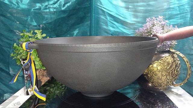 Казан чавунний 3,5 л Сітон з дерев'яною ручкою і чавунно смотреть онлайн