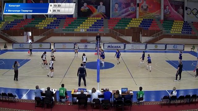 Казыгурт - Металлург.Волейбол|Высшая лига|Женщины|5 ту? смотреть онлайн
