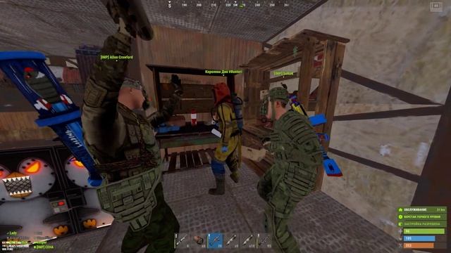 ВОТ ТАК ПРОХОДИТ СЕРЕДИНА ЛЮБОГО РЕЙДА В RUST/РАСТ