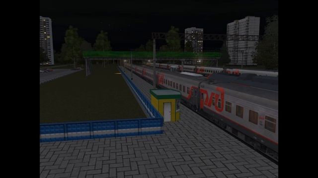 Ночные поезда на станции Ростов - Главный | Trainz 19 смотреть онлайн
