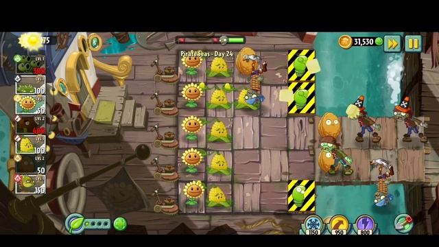 🧟 НОВЫЙ ЗОМБОСС ПИРАТ ⭐ Plants Vs Zombies 2 (Растения против З