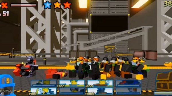 прохождение 3 главы 30 ур 3 звезды зона 51 | the battle bricks "roblox"