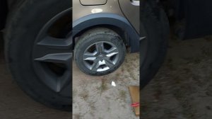 Преображение штатных колес Логан степвей