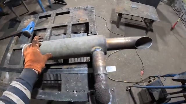 Саморобний глушник для МТЗ 80. Та ремонт коліна колекто