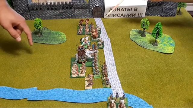 DBA Варгейм Баттлрепорт Рим vs Карфаген смотреть онлайн