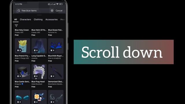 как получить бесплатные синие предметы в Roblox смотреть онлайн