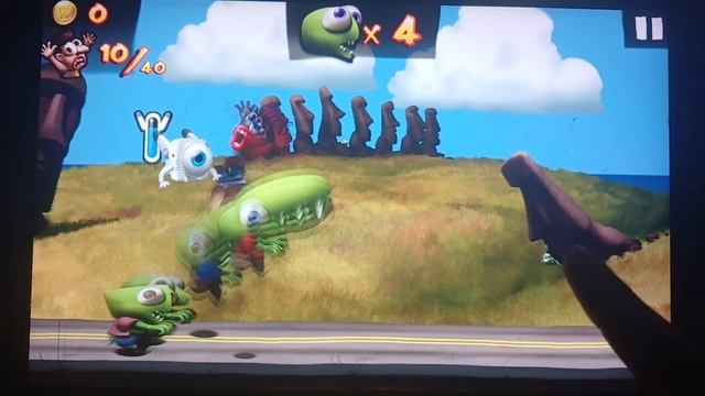 Играю в игру Zombie tsunami. смотреть онлайн