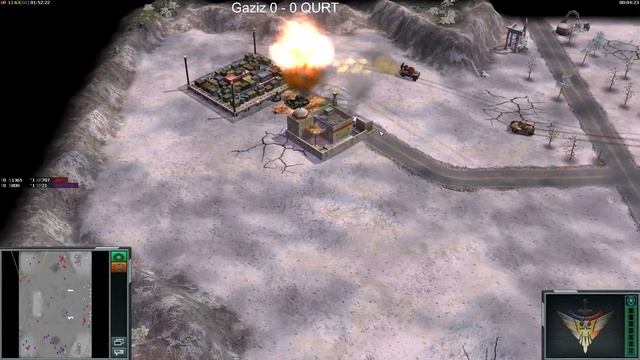 [KZ] Gaziz Hxrtmxn vs QURT Shedebro 2v2 ТУРНИР ЗА 50 000!!!! - Generals Zero Hour смотреть онлайн
