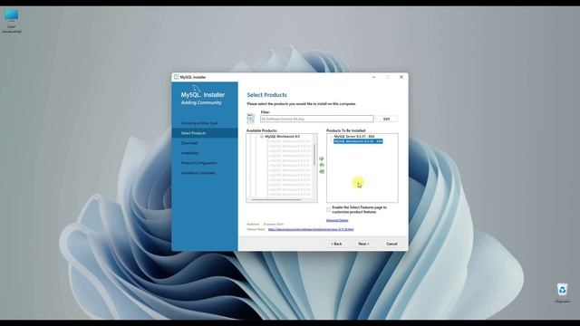 Установка MySQL Server смотреть онлайн