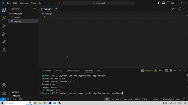КАК СОЗДАТЬ ВИРТУАЛЬНОЕ ОКРУЖЕНИЕ В PYTHON 2024 смотреть онлайн