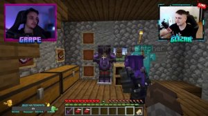 Майнкрафт 1.20 GLIZARCRAFT / Обход мира с Grape Create