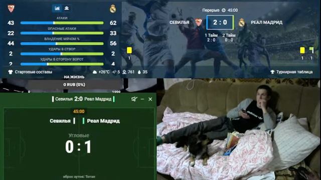 Севилья - Реал Мадрид  /ФУТБОЛ  ПРЯМАЯ ТРАНСЛЯЦИЯ / СТАВ