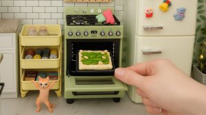 Миниатюрная Слойка со Сливочным Сыром и Спаржей 🍃😋 Вкусная Мини Еда 🤗 Мини Кухня