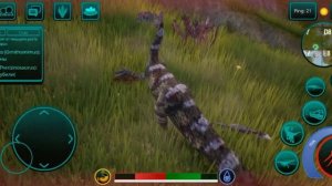 ТЕРЕЗИНОЗАВР vs 3 ТИРАННОЗАВРА! THE CURSED ISLE #24