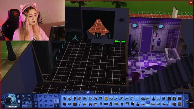 Я построила ПОЛНОСТЬЮ ФИОЛЕТОВЫЙ ДОМ В SIMS 3? | нарезки с смотреть онлайн
