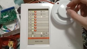 Пожарная сигнализация ВЭРС-ПК8 сработка