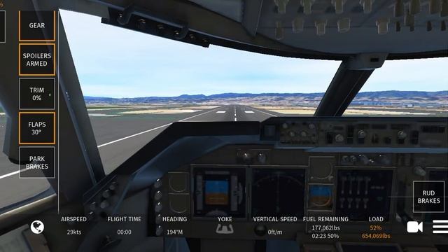 Как взлететь на самолёте Боинг 747 смотреть онлайн