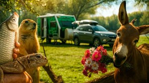 АСТРАХАНЬ автономка с АВТОДОМОМ и двумя детьми! С КАРАВАНОМ из зимы в лето!