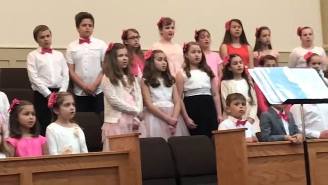 Наши дети поют в детском хоре Песня «Мамочка моя» церк