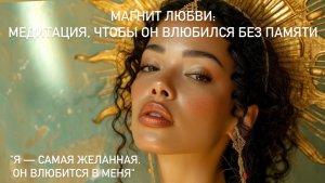 Магнит Любви 🧲 Медитация, чтобы он влюбился без памяти «Я — самая желанная. Он влюбится в меня»