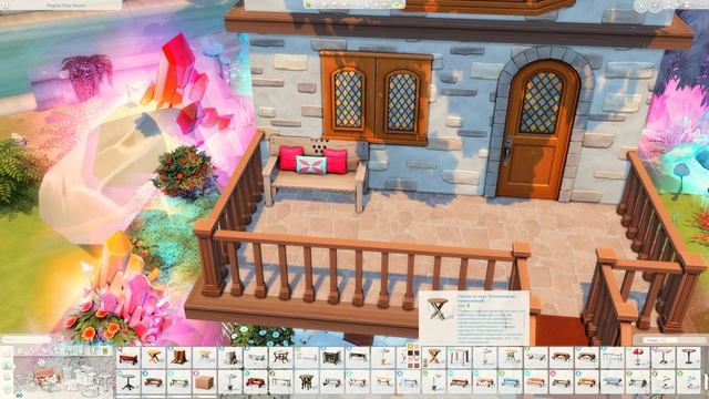 Домик для феи | Строительство Симс 4 | The Sims 4 | NO CC смотреть онлайн