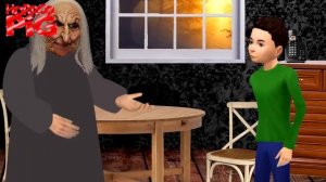 Гренни выгнала добрую бабушку из за Балди все серии Му